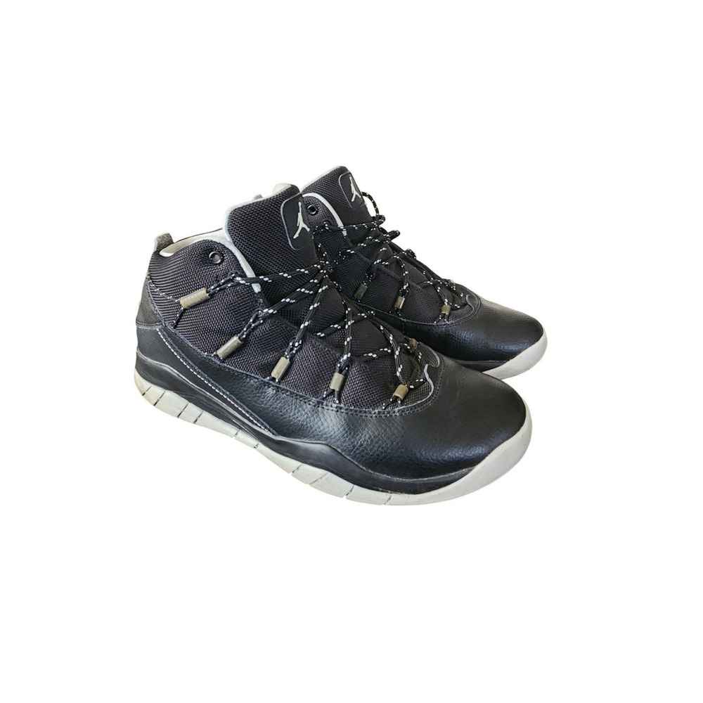 Air Jordan Nike Prime Flight Black Cool Grey Basketball Shoes Kids Size 6.5Y